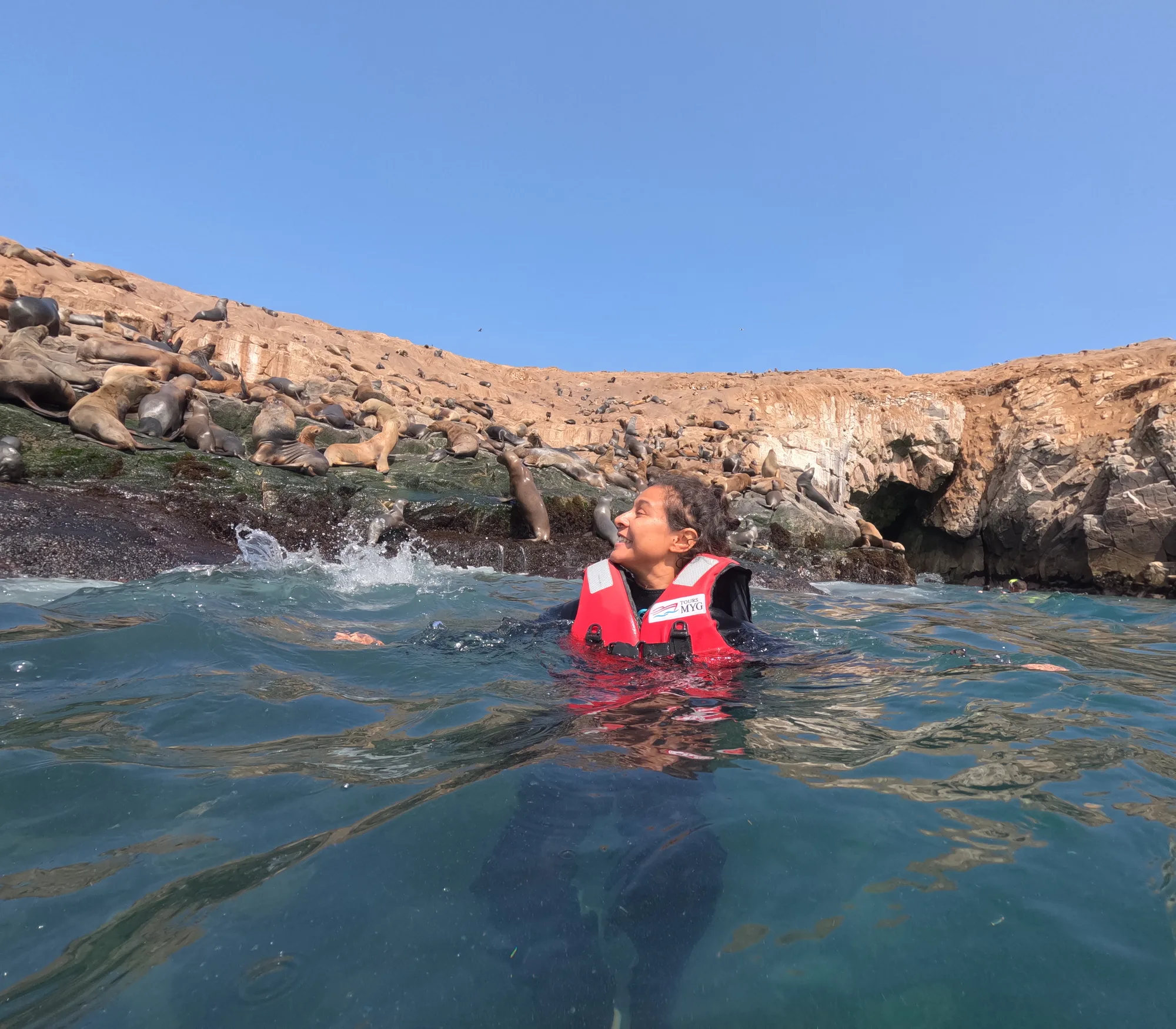 Lima, Ceviche und die längste Welle - Leslie geht bei den Seelöwen baden